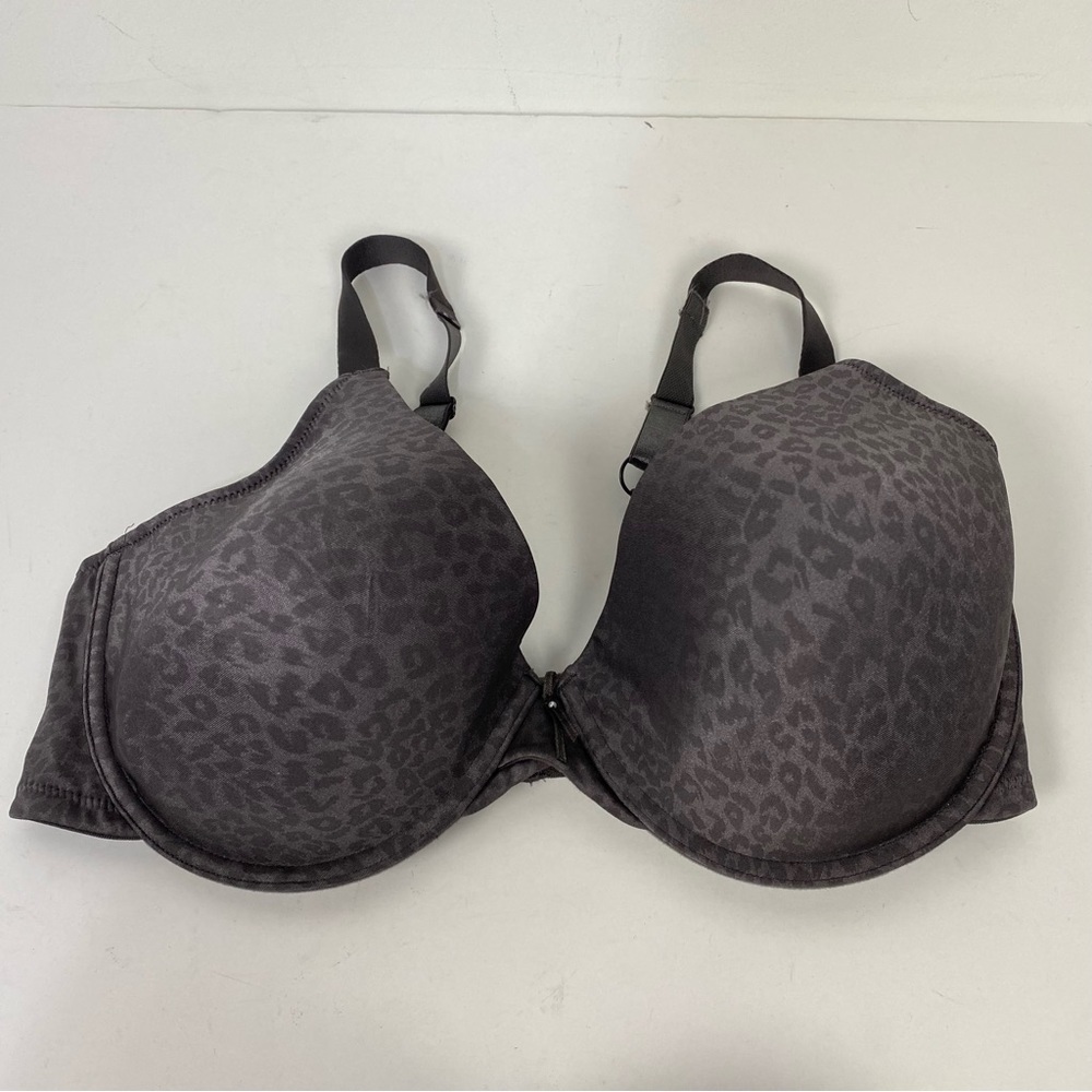 Barely Breezies Leopard Print Animal Print Underwire Bra 40D